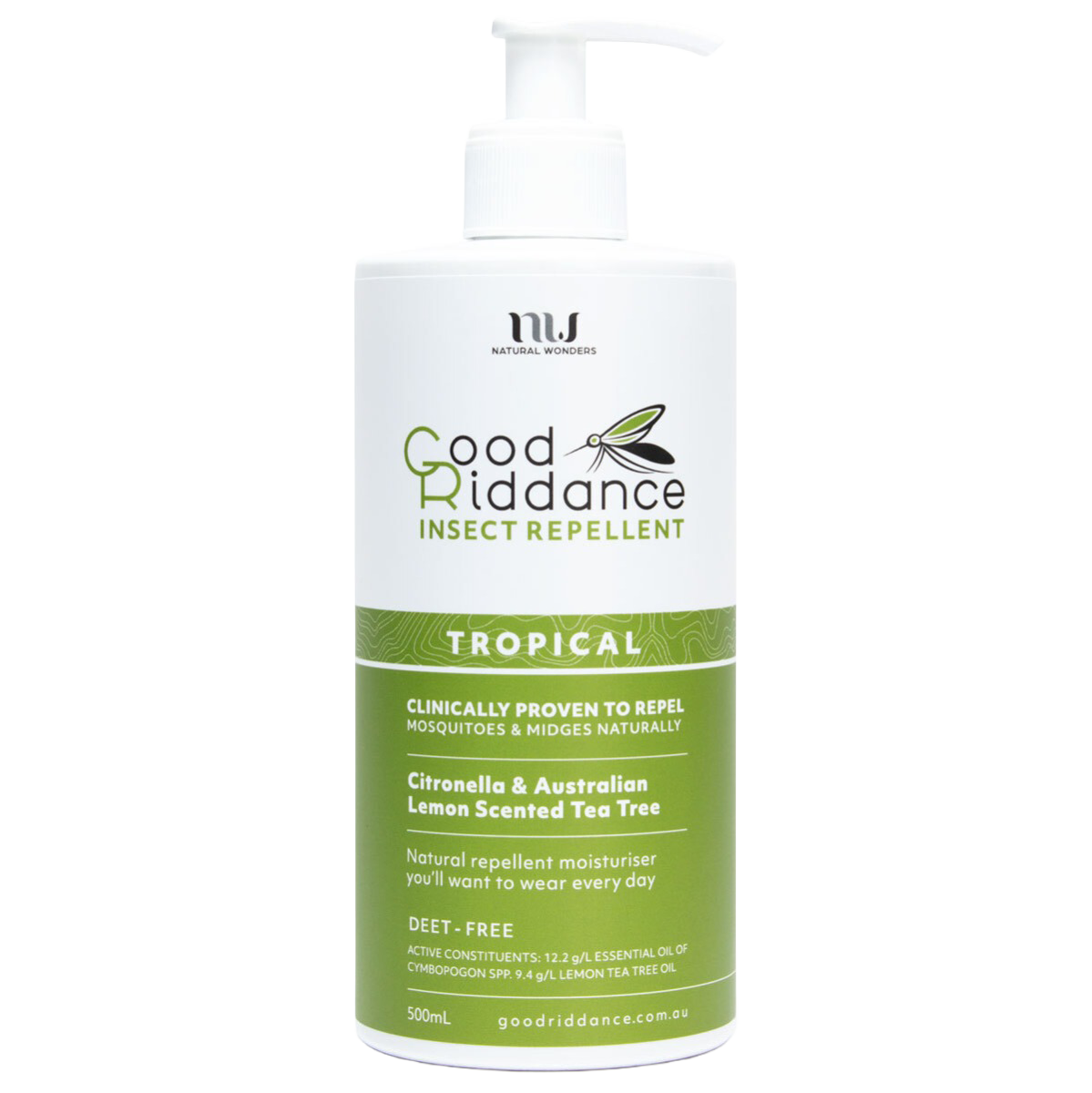 Good Riddance Tropical Insect Repellent 500mL