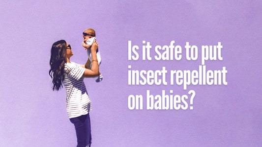 Is it safe to put insect repellent on babies