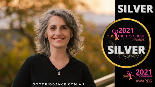 Jeannie Lynch Silver winner of the Mumpreneur Awards 2021