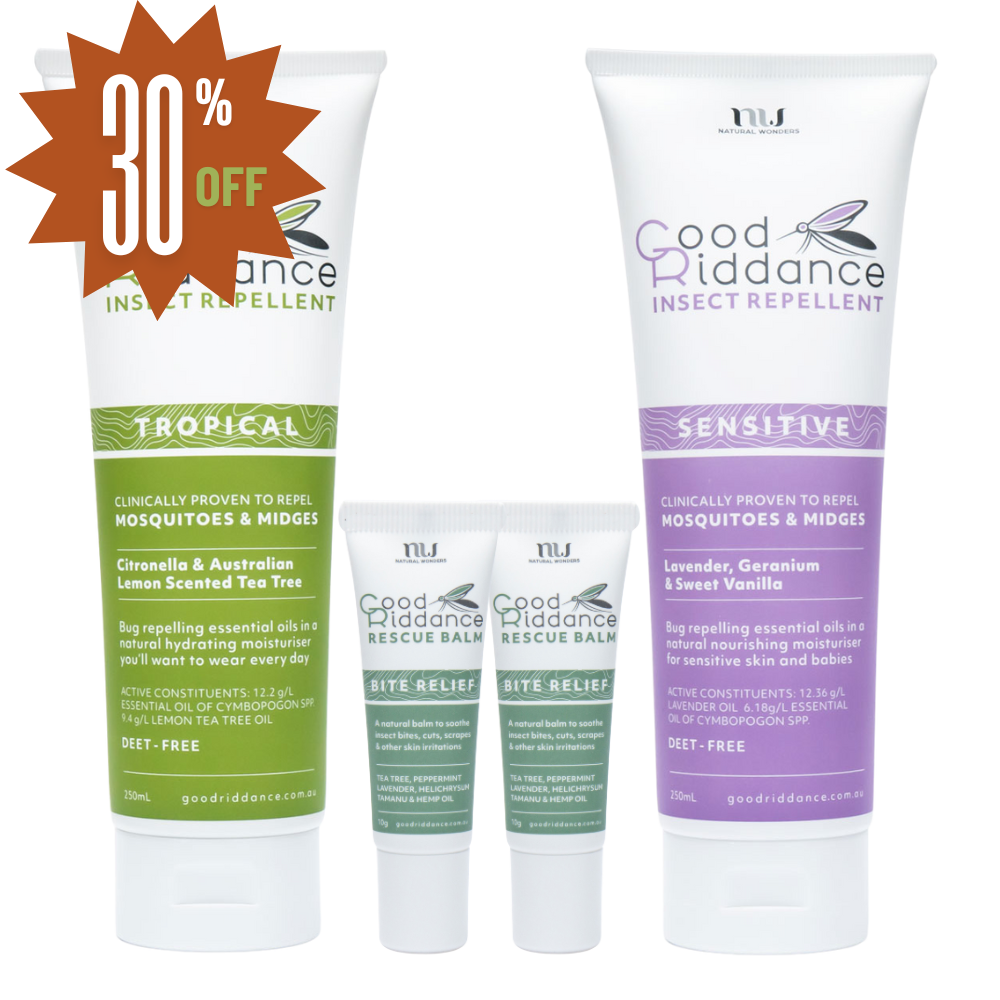 Mosquito repellent and insect repellent from Good Riddance