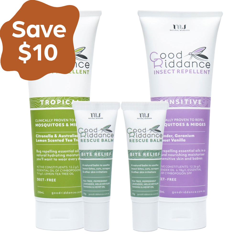 Mosquito repellent and insect repellent from Good Riddance