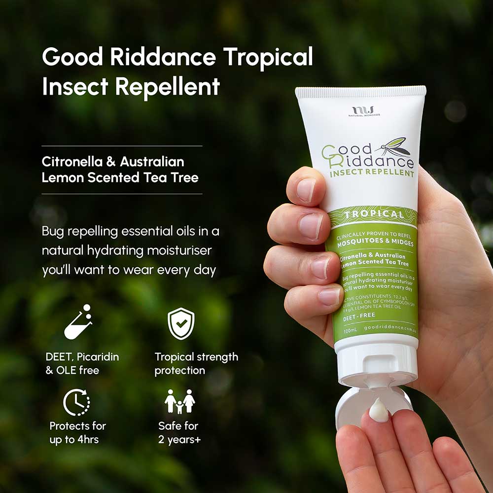 Bug Repellent for Mozzies, Midges & Sandflies | Made in Aus – Good Riddance