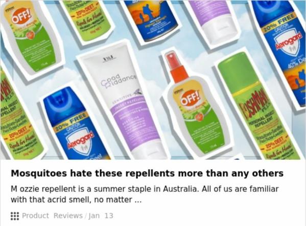 Nine.com.au names Good Riddance best repellent for sensitive skin!