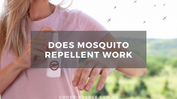 Does mosquito repellent work?