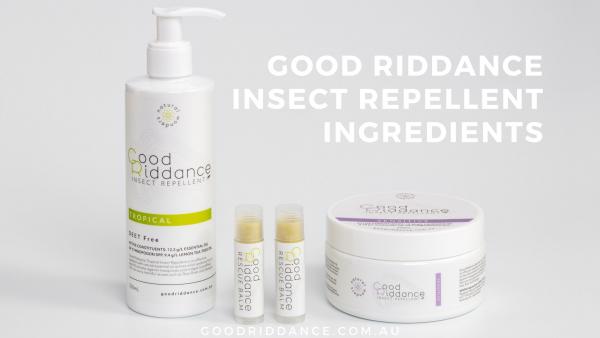 Good Riddance Insect Repellent Ingredients